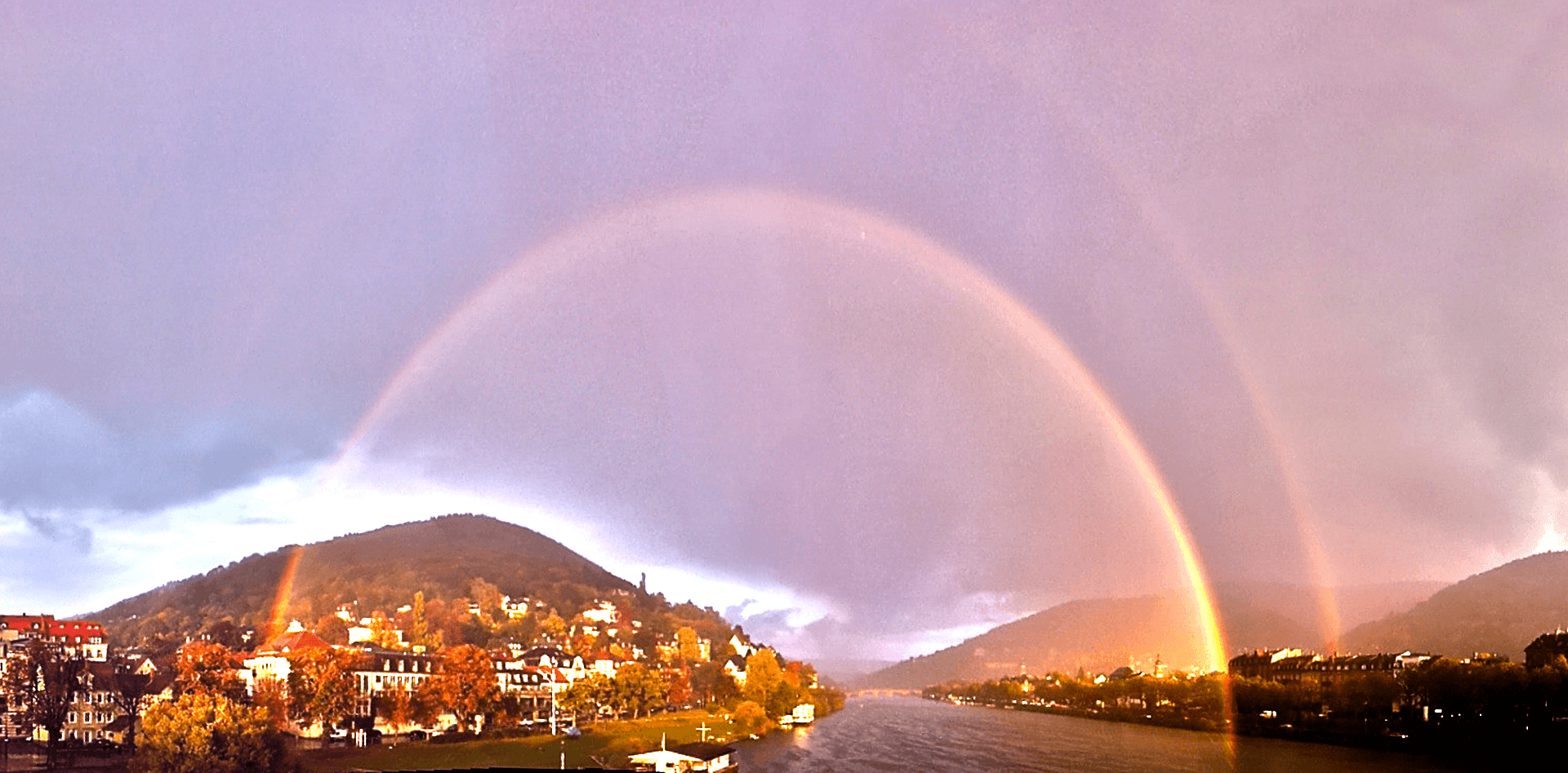 Photo - Rainbow over Heidelberg