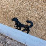 photo - streetart heidelberg rohrbach dog